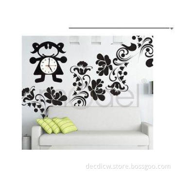 Childrens Room Decorative Acrylic Wall Clock Cutely Cartoon